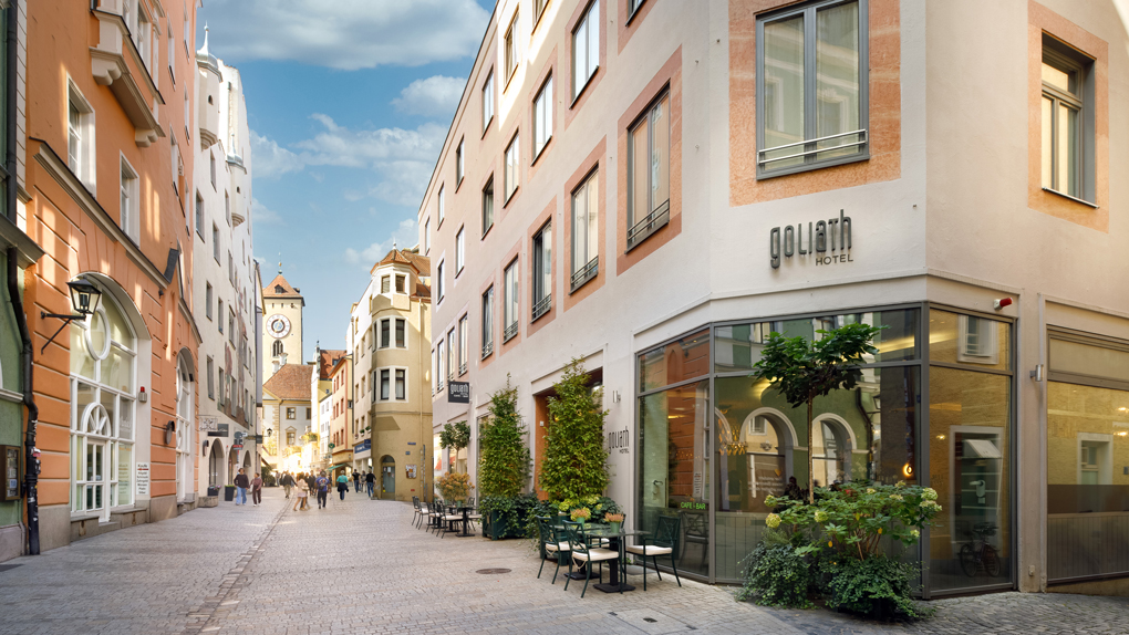 Hotelempfehlung Regensburg: Hotel Goliath Außenansicht